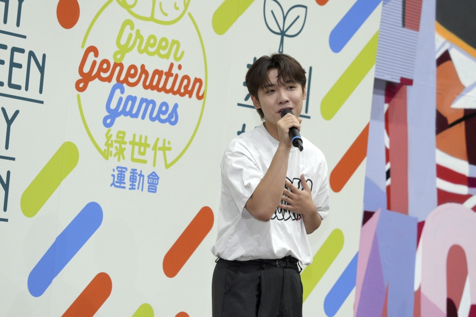 4 Arvin 擔任綠世代運動會的打頭陣暖場嘉賓